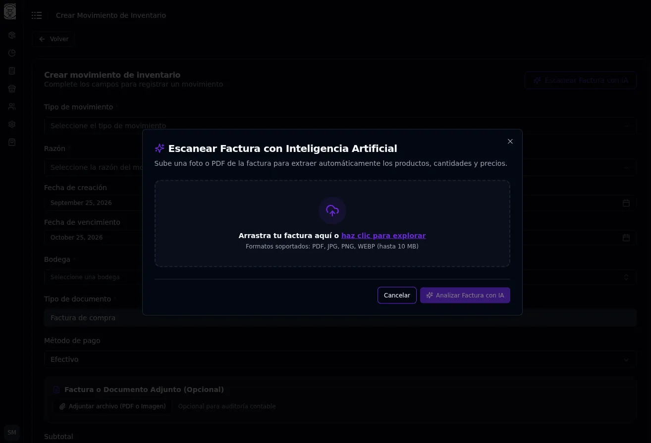 Recepción de Facturas con IA